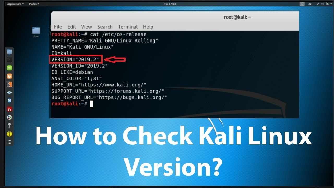 How To Check Kali Linux Version