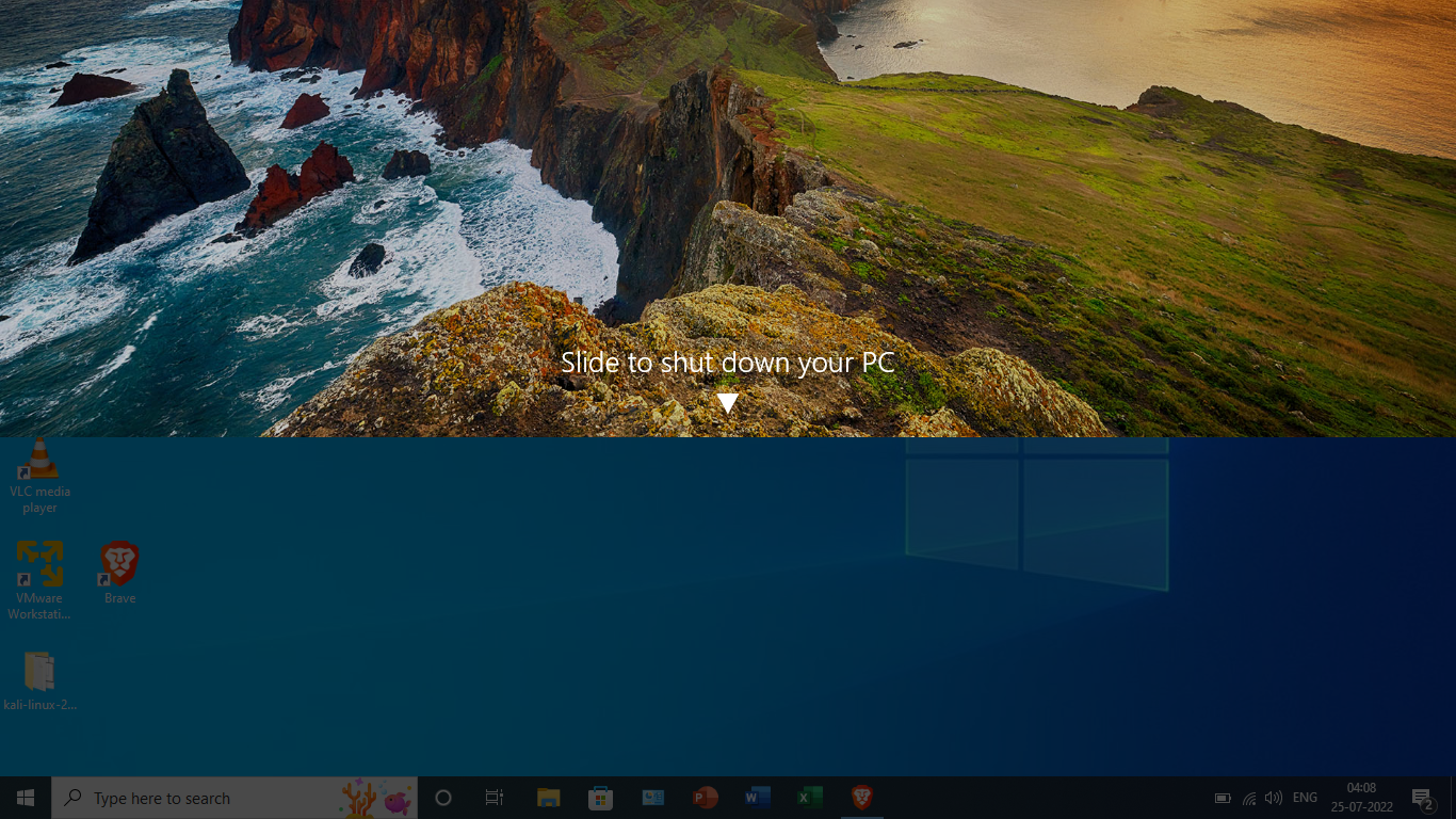 How To Create SlidetoShut Down Shortcut In Windows 10”