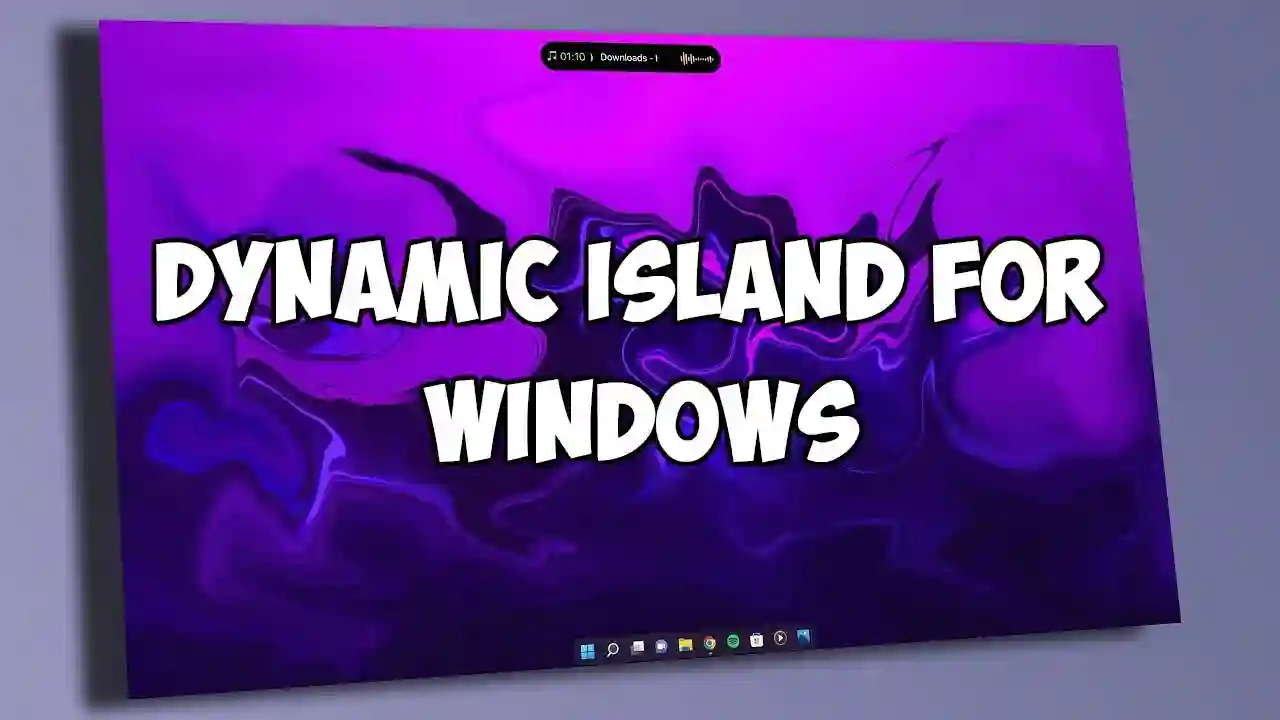 How to install Dynamic Island on Your Windows