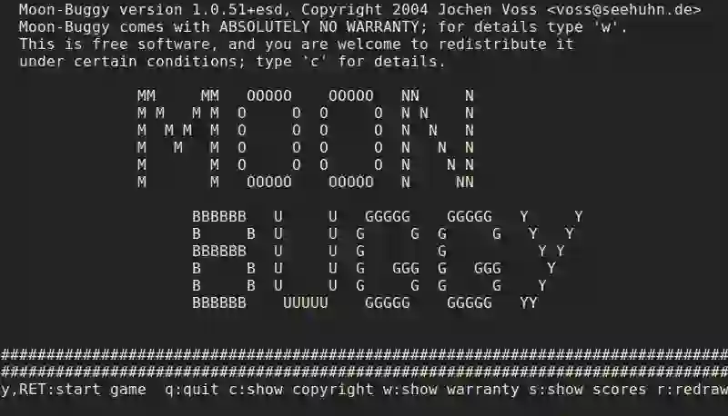 Command Line Games