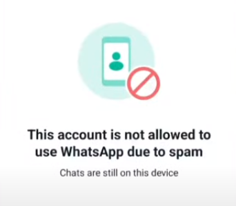 Fix “This account is not allowed to use WhatsApp" Error