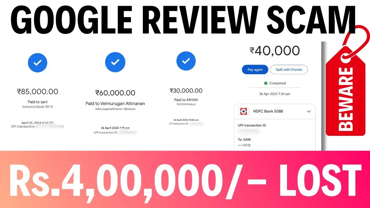 google review scam work