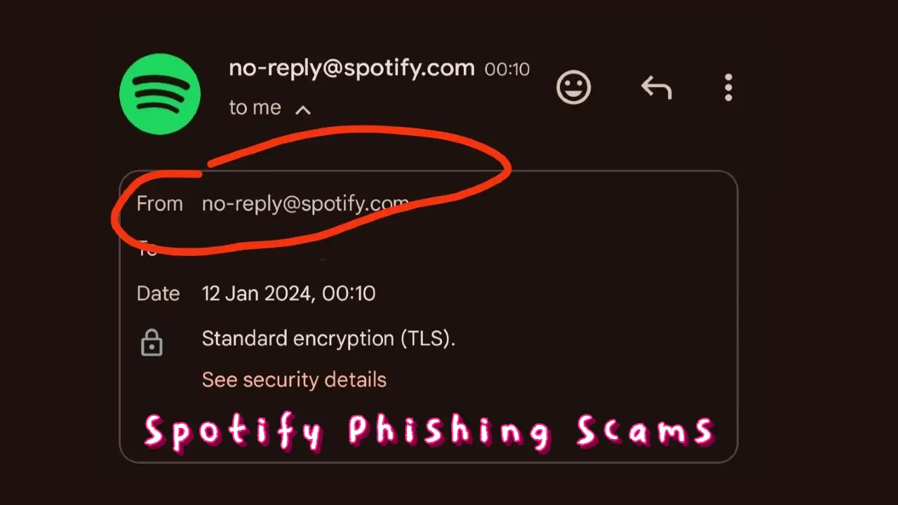 Spotify Phishing Scams